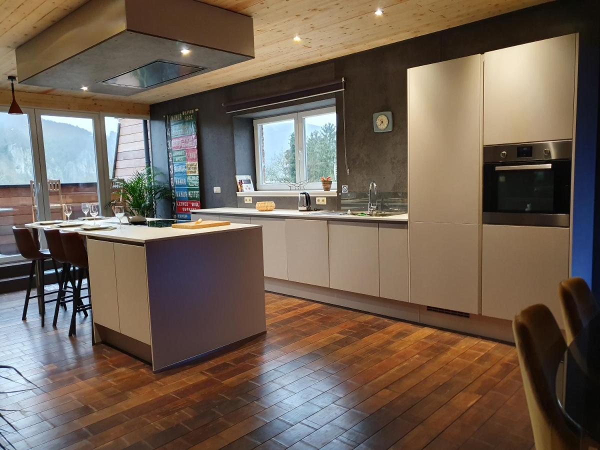 Ferienwohnung Vue Sur Meuse Profondeville Exterior foto