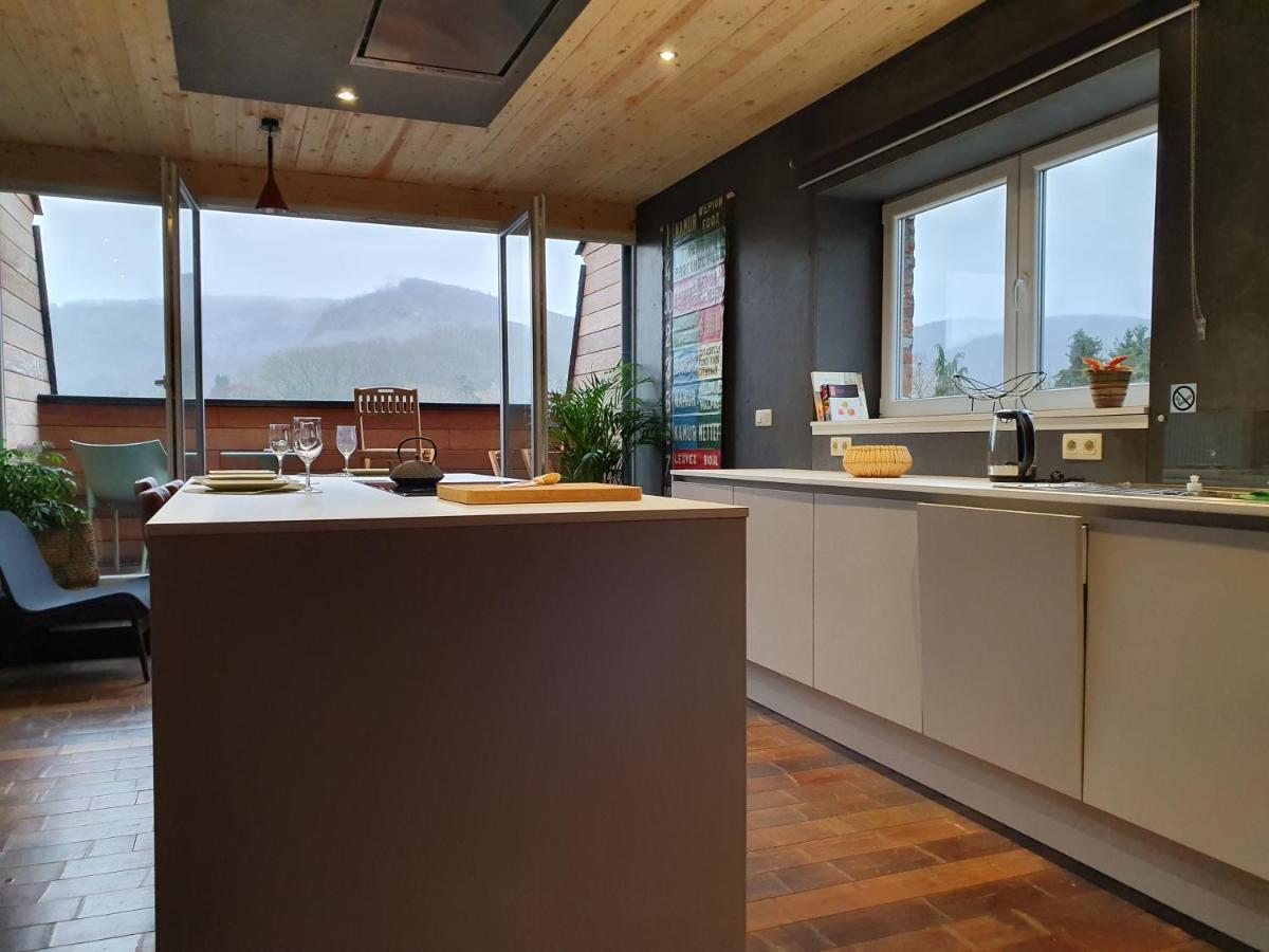 Ferienwohnung Vue Sur Meuse Profondeville Exterior foto