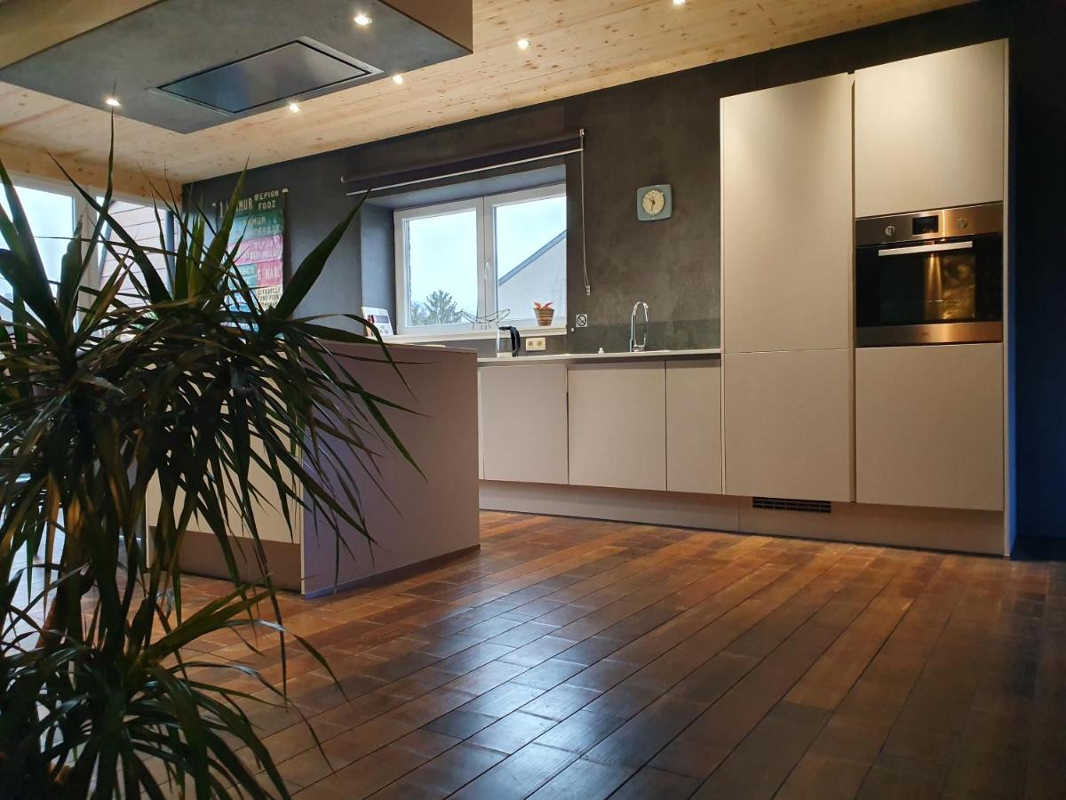 Ferienwohnung Vue Sur Meuse Profondeville Exterior foto
